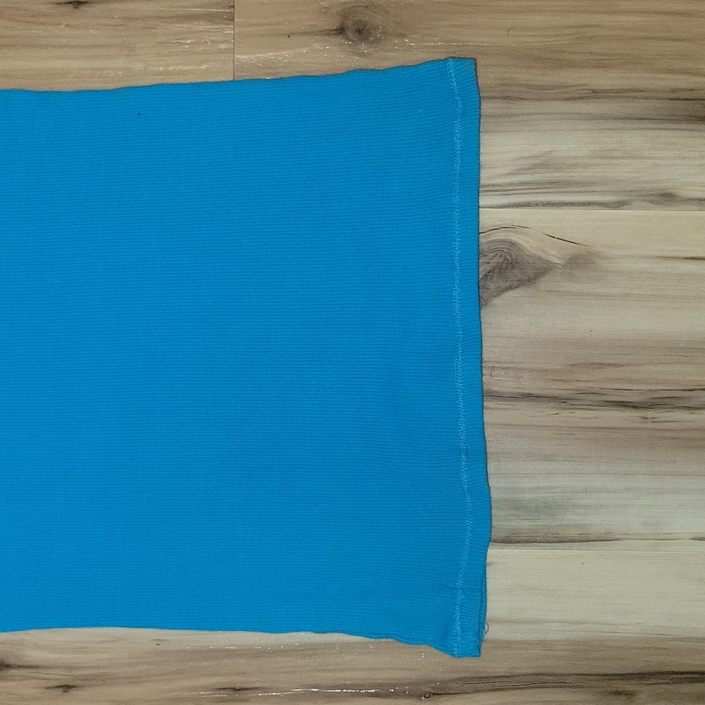 Turquoise Ribbed Tank Top - Picture 8 of 11